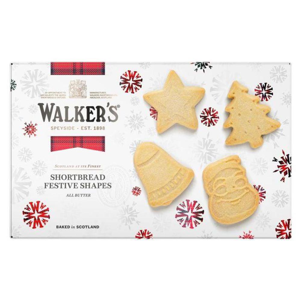 Walkers Festive Shapes Shortbread Carton 350g